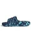 Adidas Originals (wmns) Adidas Adilette 22 Slides 'night Indigo Easy Mint Cloud White' In Blue