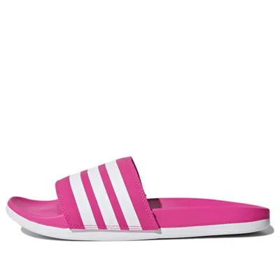 Adidas Originals (wmns) Adidas Adilette Comfort 'rose Red White'