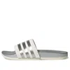 Adidas Originals (wmns) Adidas Adilette Comfort Slide 'white Matte Silver'