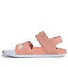 Adidas Originals (wmns) Adidas Adilette Pink White Sandals 'pink Blue'