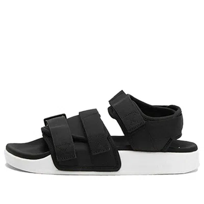 Adidas Originals (wmns) Adidas Adilette Sandal Beach Sports White Sandals 'black White'