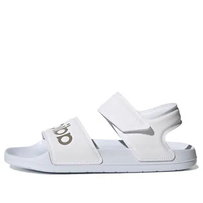 Adidas Originals (wmns) Adidas Adilette Sandal 'white Champagne Metallic'