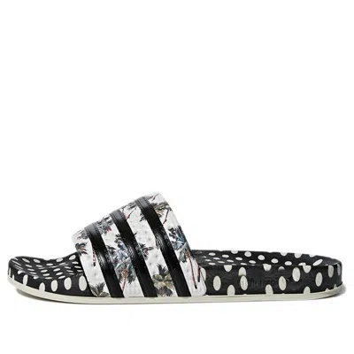 Adidas Originals (wmns) Adidas Adilette Slide 'black White Silver'