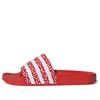 Adidas Originals (wmns) Adidas Adilette Slide 'polka - Vivid Red'