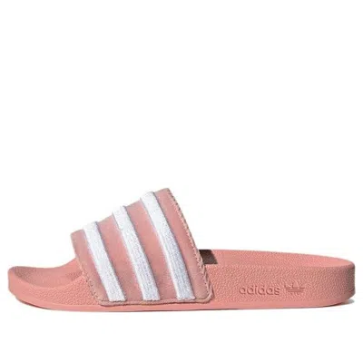 Adidas Originals (wmns) Adidas Adilette Slide 'wonder Mauve White'