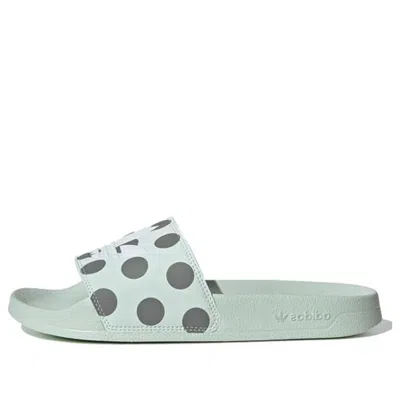 Adidas Originals (wmns) Adidas Adilette Slides 'dash Green Polka'