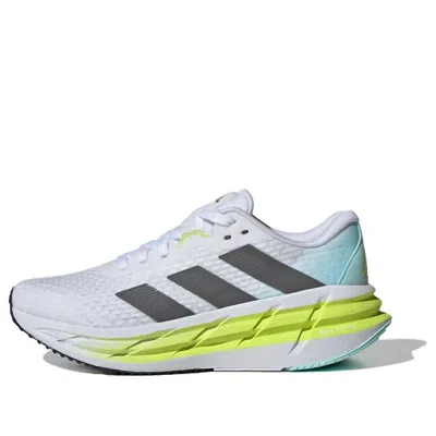 Adidas Originals Womens Adidas Adistar 3 Repetitor Running Shoes In White/black/pulse Lime