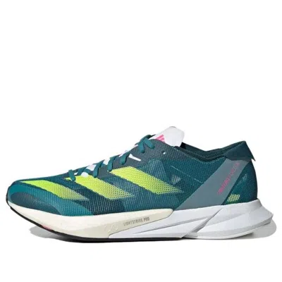Adidas Originals (wmns) Adidas Adizero Adios 8 Shoes 'wonder Blue Solar Green'