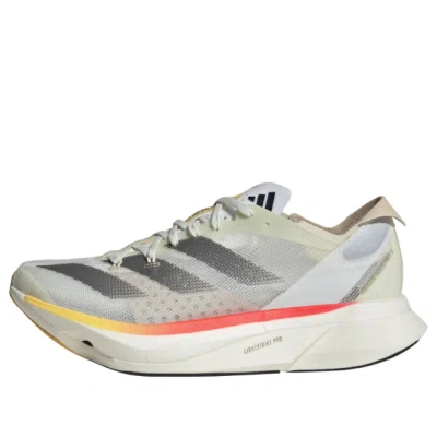 Adidas Originals (wmns) Adidas Adizero Adios Pro 3 'ivory Iron Metallic Crystal Sand' In Multi