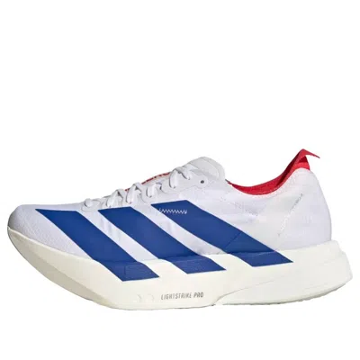 Adidas Originals (wmns) Adidas Adizero Adios Pro 4 'cloud White Blue Pure Ruby' In Multi