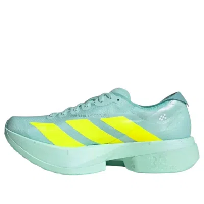 Adidas Originals (wmns) Adidas Adizero Adios Pro 4 'semi Flash Aqua Lucid Lemon' In Blue