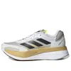 Adidas Originals (wmns) Adidas Adizero Boston 10 Tme 'white Gold Metallic' In White