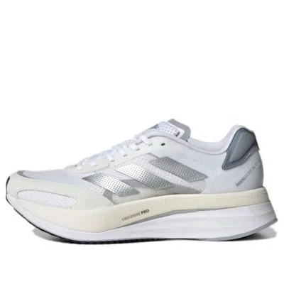 Adidas Originals (wmns) Adidas Adizero Boston 10 'white Silver Metallic'