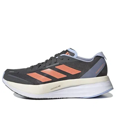 Adidas Originals (wmns) Adidas Adizero Boston 11 'grey Coral Fusion' In Gray