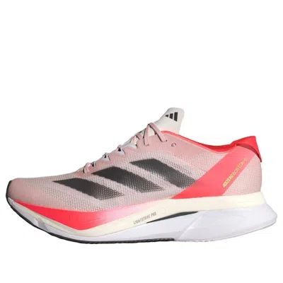 Adidas Originals (wmns) Adidas Adizero Boston 12 'sandy Pink Aurora Met Solar Red' In Multi