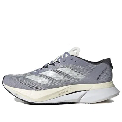 Adidas Originals (wmns) Adidas Adizero Boston 12 'silver Violet White' In Multi