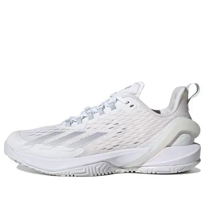 Adidas Originals (wmns) Adidas Adizero Cybersonic Tennis Shoes 'white Halo Blue'
