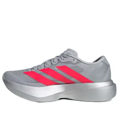 Adidas Originals (wmns) Adidas Adizero Evo Sl 'silver Metallic Lucid Red' In Multi