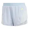 Adidas Originals (wmns) Adidas Adizero Running Split Shorts 'wonder Blue'