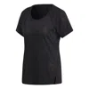 Adidas Originals (wmns) Adidas Aeroknit T-shirt Asia Sizing 'black'