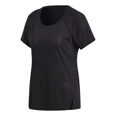 Adidas Originals (wmns) Adidas Aeroknit T-shirt Asia Sizing 'black'