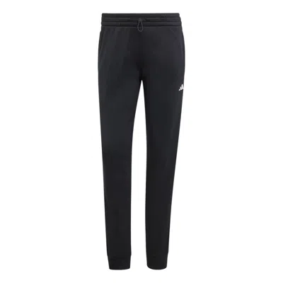 Adidas Originals (wmns) Adidas Aeroready Game And Go Regular Tapered Fleece Pants 'black White'