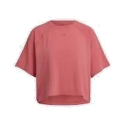 Adidas Originals (wmns) Adidas Aeroready Wrap-back T-shirt Asia Sizing 'red'