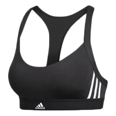 Adidas Originals (wmns) Adidas All Me 3-stripes Bra Asia Sizing 'black Whtie'