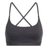 Adidas Originals (wmns) Adidas All Me Light Support Bra Asia Sizing 'black' In Animal Print