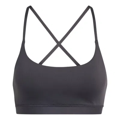 Adidas Originals (wmns) Adidas All Me Light Support Bra Asia Sizing 'black' In Animal Print