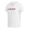 Adidas Originals (wmns) Adidas Alphabet Printing Round Neck Training Sports Short Sleeve White In White