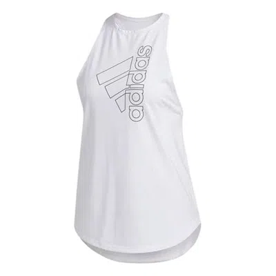 Adidas Originals (wmns) Adidas Badge Of Sport Tank Top Asia Sizing 'white'