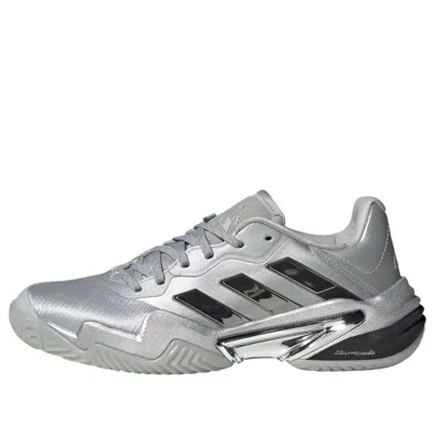 Adidas Originals (wmns) Adidas Barricade 13 Tennis 'silver Metallic Dash Grey' In Gray