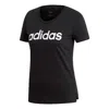 Adidas Originals (wmns) Adidas Brush Effect Logo Graphic T-shirt 'black White'