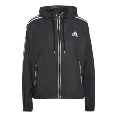 Adidas Originals (wmns) Adidas Bsc 3-stripes Wind Jacket 'black'