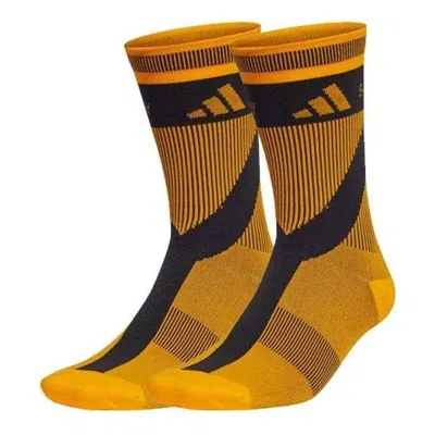Adidas Originals (wmns) Adidas By Stella Mccartney Crew Socks 'orange' In Brown