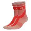 Adidas Originals (wmns) Adidas By Stella Mccartney Crew Socks 'red' In Pink