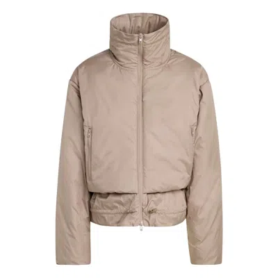 Adidas Originals (wmns) Adidas By Stella Mccartney Liner Jacket 'chalky Brown' In Neutral