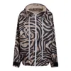 Adidas Originals (wmns) Adidas By Stella Mccartney Printed Windbreaker 'beige Black' In Multi