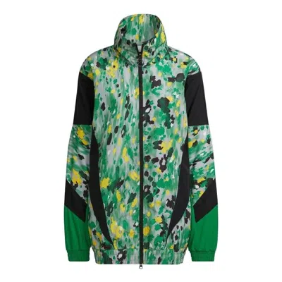 Adidas Originals (wmns) Adidas By Stella Mccartney Printed Woven Track Top 'multi-color'