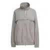 Adidas Originals (wmns) Adidas By Stella Mccartney Truecasuals Woven Solid Track Jacket 'grey' In Gray