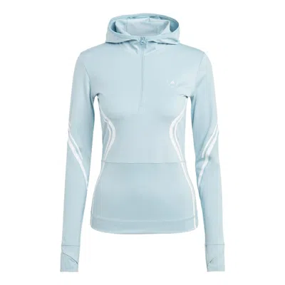 Adidas Originals (wmns) Adidas By Stella Mccartney Truepace Long Sleeve Top 'blue White'