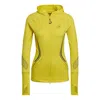 Adidas Originals (wmns) Adidas By Stella Mccartney Truepace Midlayer Cold.rdy Jacket 'yellow' In Green