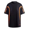 Adidas Originals (wmns) Adidas By Stella Mccartney Truepace Running Loose T-shirt 'black Orange' In Multi
