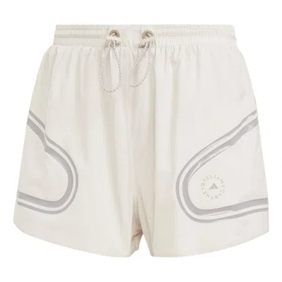 Adidas Originals (wmns) Adidas By Stella Mccartney Truepace Running Shorts 'white' In Neutral