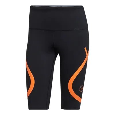 Adidas Originals (wmns) Adidas By Stella Mccartney Truepace Short Running Tights 'black Orange'