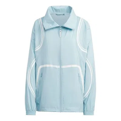 Adidas Originals (wmns) Adidas By Stella Mccartney Truepace Woven Jacket 'blue'