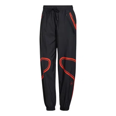 Adidas Originals (wmns) Adidas By Stella Mccartney Truepace Woven Training Suit Pants 'black Red'