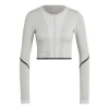 Adidas Originals (wmns) Adidas By Stella Mccartney Truestrength Long Sleeve Top 'grey' In White