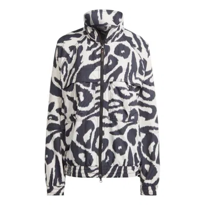 Adidas Originals (wmns) Adidas By Stella Mccartney Woven Printed Track Jacket Asia Sizing 'multi-color' In White